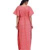 Full Open Kaftan Full Length- Clay