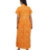 HouseCoat Full Length -Yellow Batik